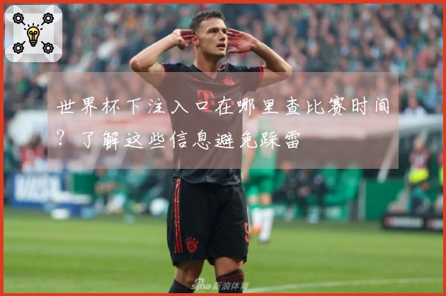 世界杯下注入口在哪里查比赛时间？了解这些信息避免踩雷