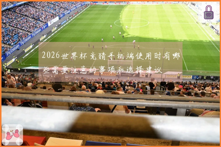 2026世界杯竞猜手机端使用时有哪些需要注意的事项和选择建议
