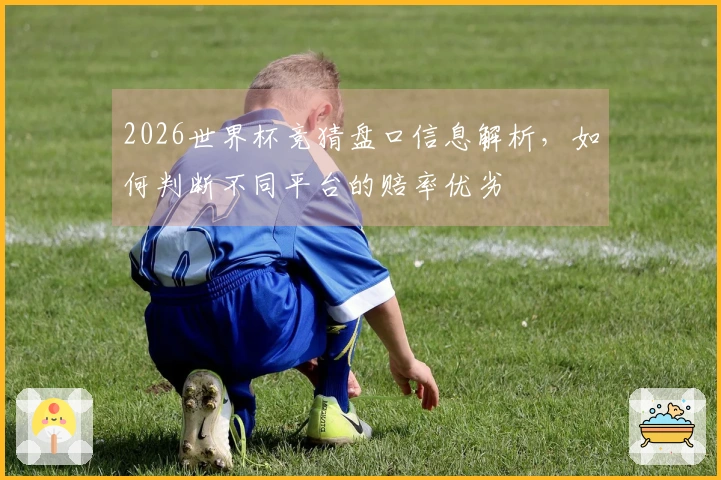 2026世界杯竞猜盘口信息解析，如何判断不同平台的赔率优劣