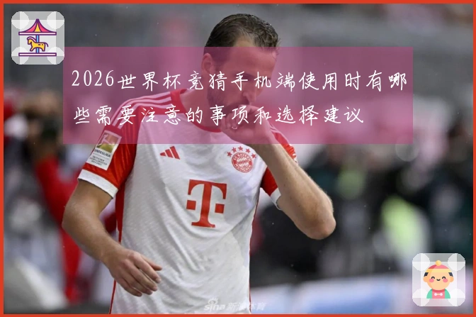 2026世界杯竞猜手机端使用时有哪些需要注意的事项和选择建议